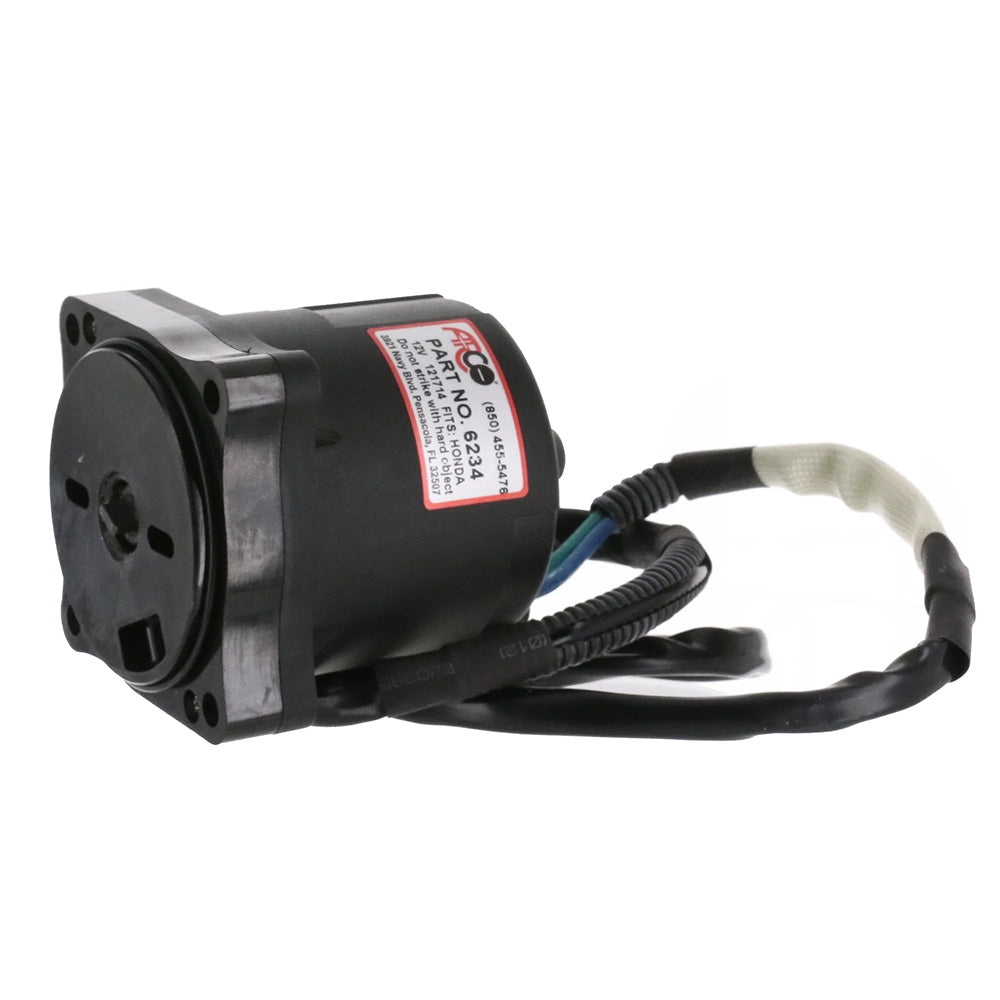 ARCO Marine outboard tilt trim motor for Honda and Suzuki, 4-bolt mount, replacement part for marine boat engines.