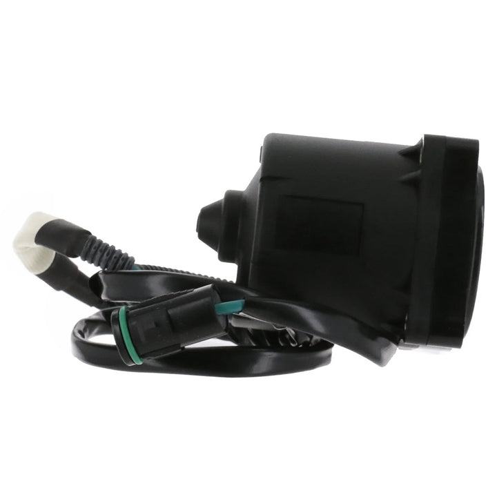ARCO Marine replacement outboard tilt trim motor for Honda and Suzuki with 4-bolt mount, used for boat motor tilt and trim adjustments.