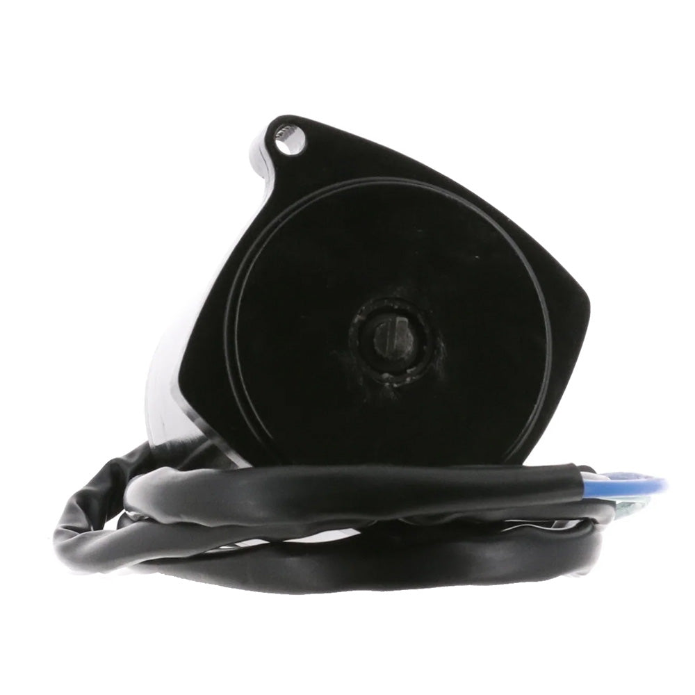ARCO Marine outboard tilt trim motor for late model Mercury engines, 2-wire replacement part with visible motor and wiring components.