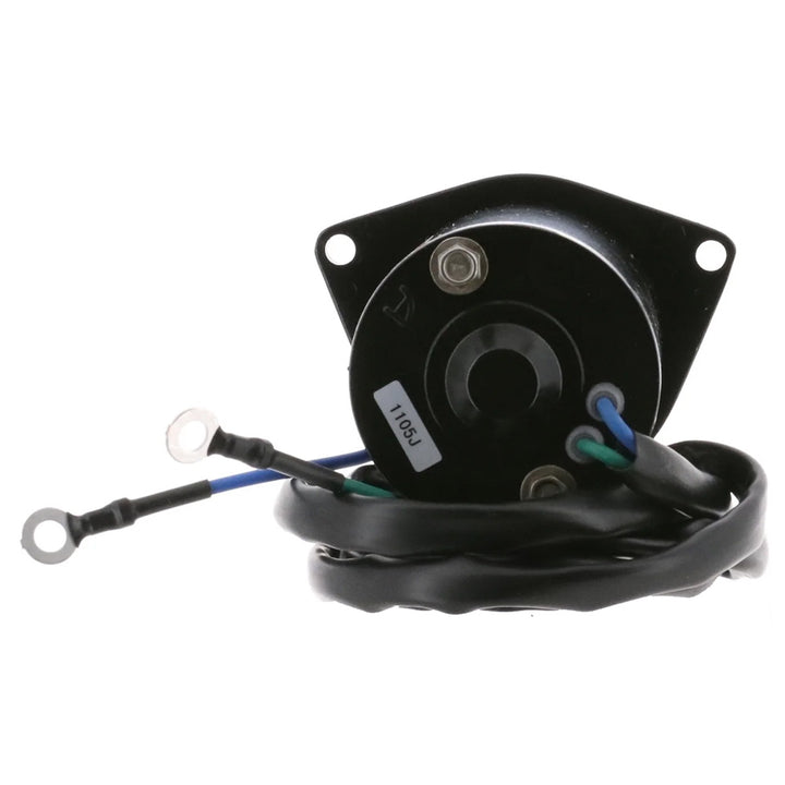 ARCO Marine Yamaha outboard tilt trim motor with 2-wire, 3-bolt mounting, flat blade shaft for marine engine tilt adjustment.