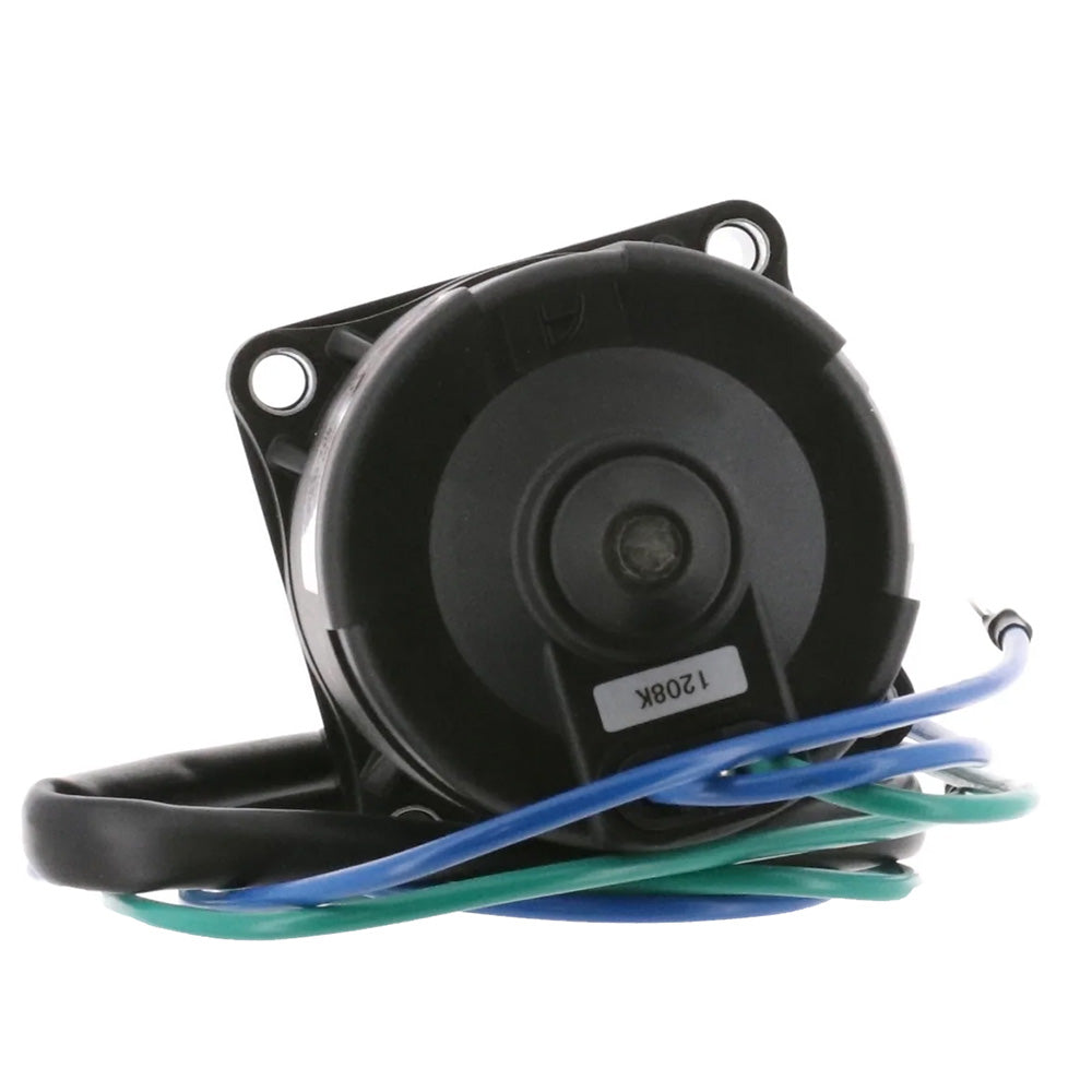 ARCO Marine Yamaha 4-bolt outboard tilt trim motor for marine engines, showcasing the compact, durable design of the replacement part.