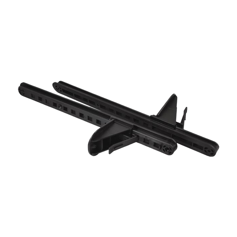 Pair of Attwood Marine kayak 15-inch foot braces, adjustable kayak accessories for improved paddling control.