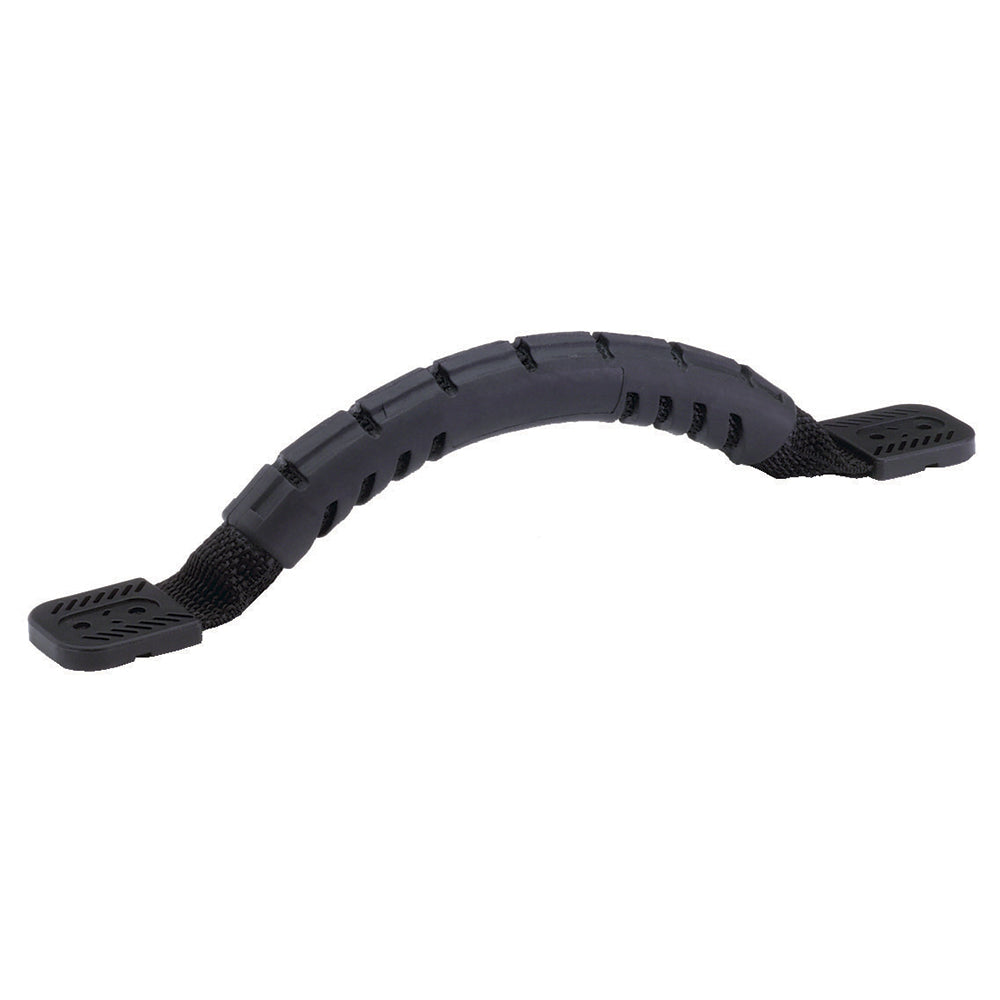 Attwood Marine universal grab handle with black comfort grip, boat accessories for secure handhold.