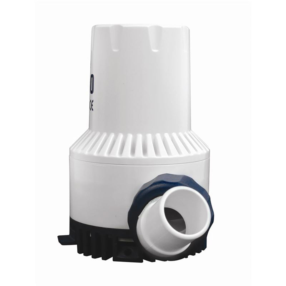 Attwood Marine HD2000 Heavy Duty Bilge Pump, 24V, 2000 GPH, marine bilge pump with durable construction and high flow rate.