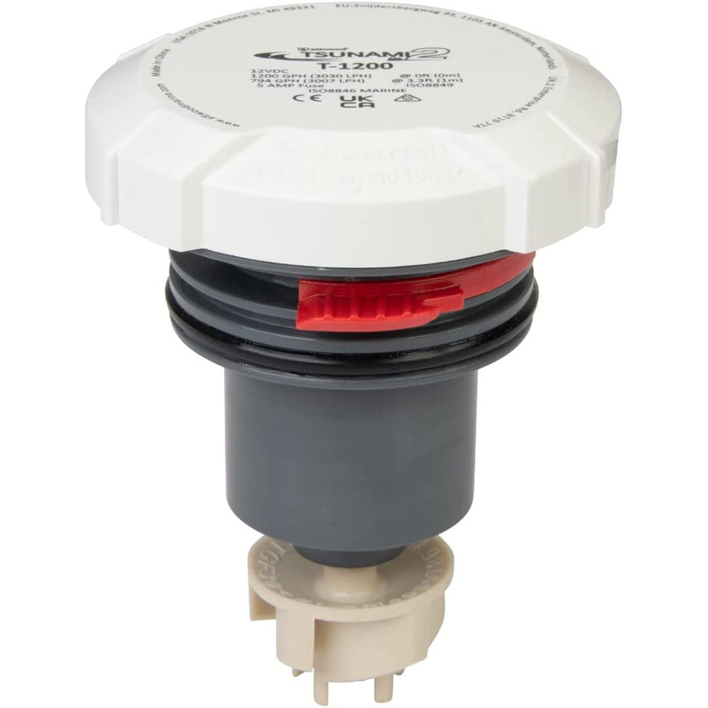 Attwood Marine replacement cartridge for Tsunami 1200 MK2 bilge pump, durable pump part for marine bilge systems