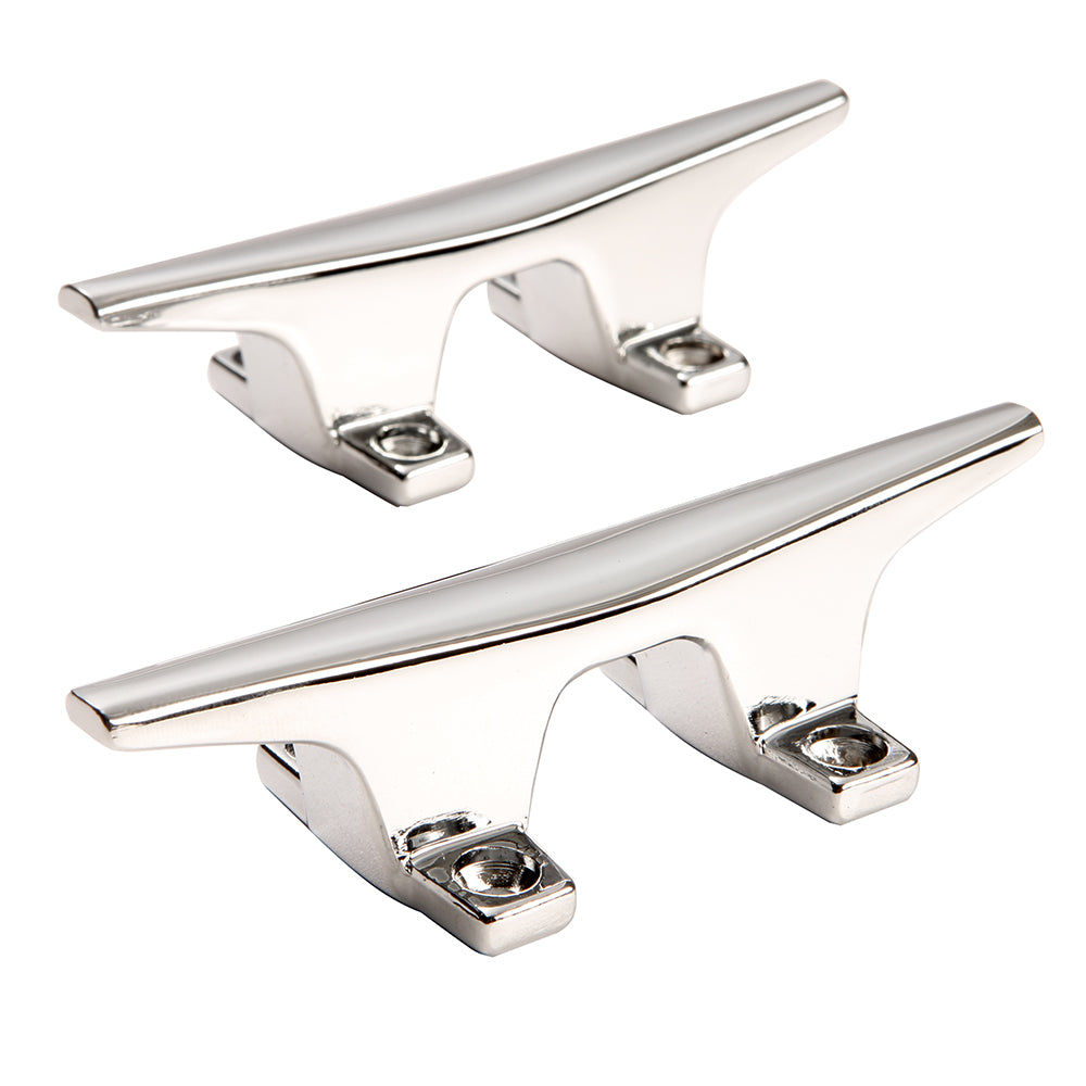 Crampons Attwood ZAMAK en zinc chromé - Paire - 4-1/2"