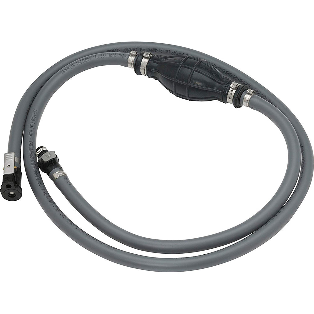Attwood Marine Yamaha fuel line kit with six 3/8-inch fuel hoses and fittings for marine engine connection.