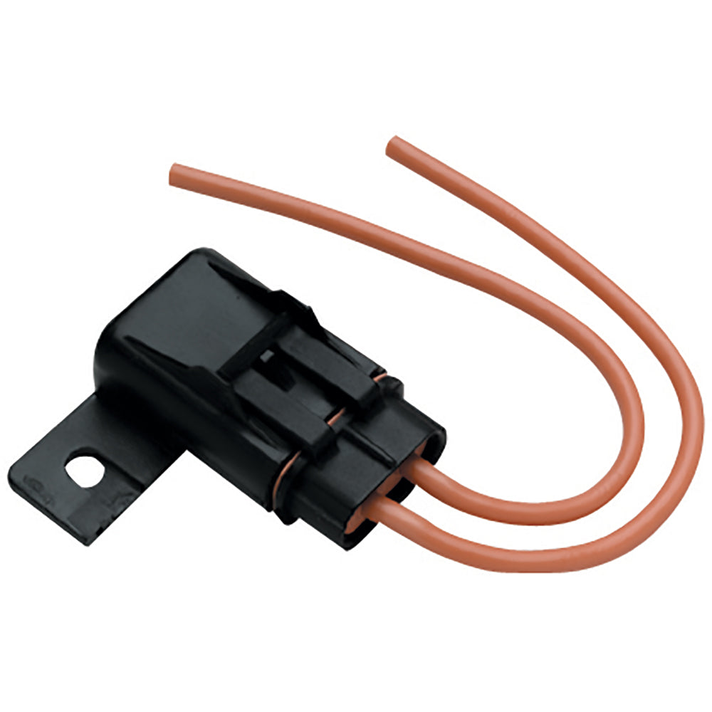 Attwood Marine ATO/ATC fuse holder for fuse blocks and fuses, providing secure electrical circuit protection.