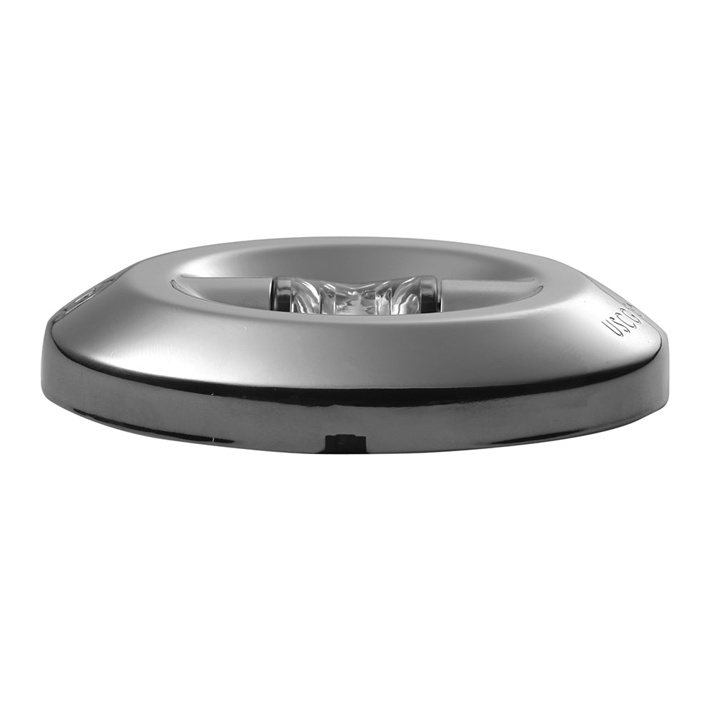 Attwood Marine LED 3-Mile Transom Light, round navigation light with bright LED illumination for boat transom.