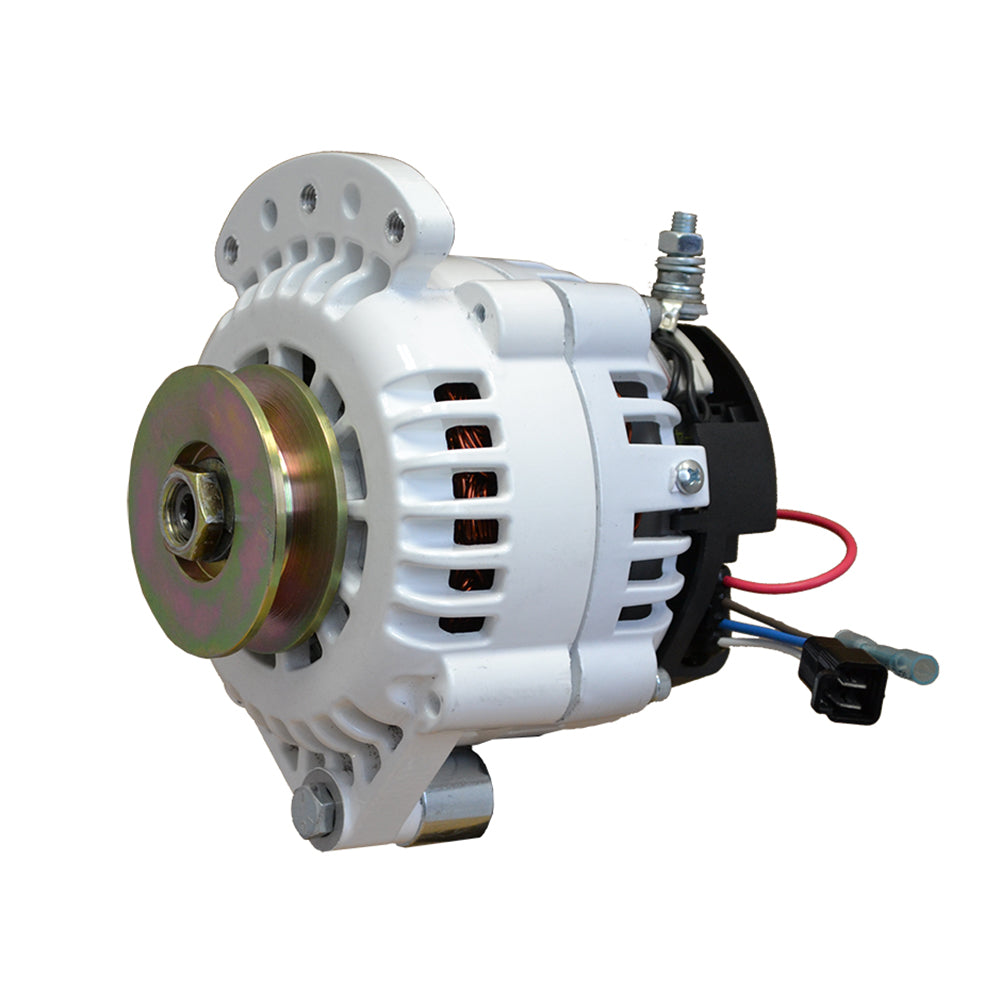 Balmar 621 Series Alternator with spindle mount, single foot, 100A, 12V, marine alternator for boat electrical systems