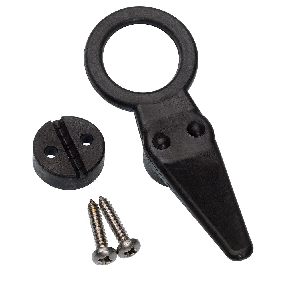 Barton Marine Shroud Cleat with Eye, durable hardware for securing lines on boats, made by Barton Marine.