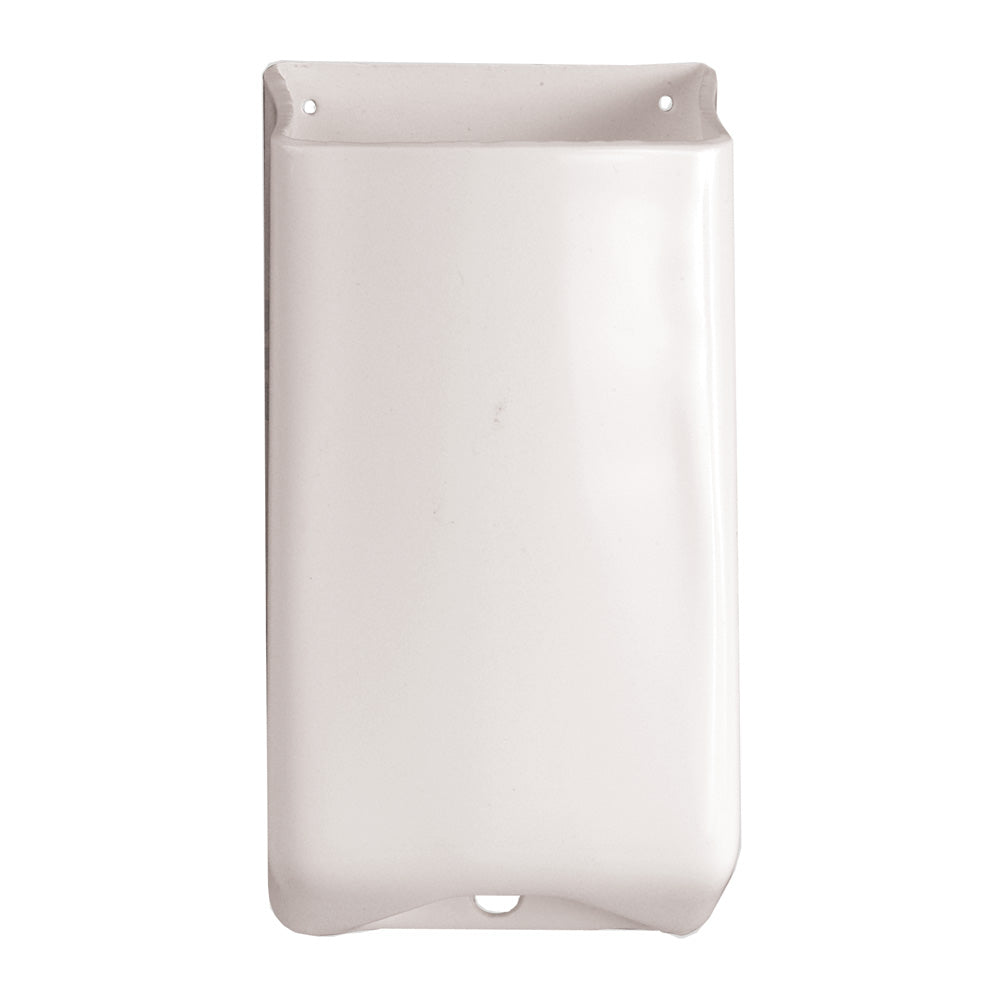 White Beckson Marine Soft-Mate Radio Holder for deck or galley, designed to securely hold marine radios.