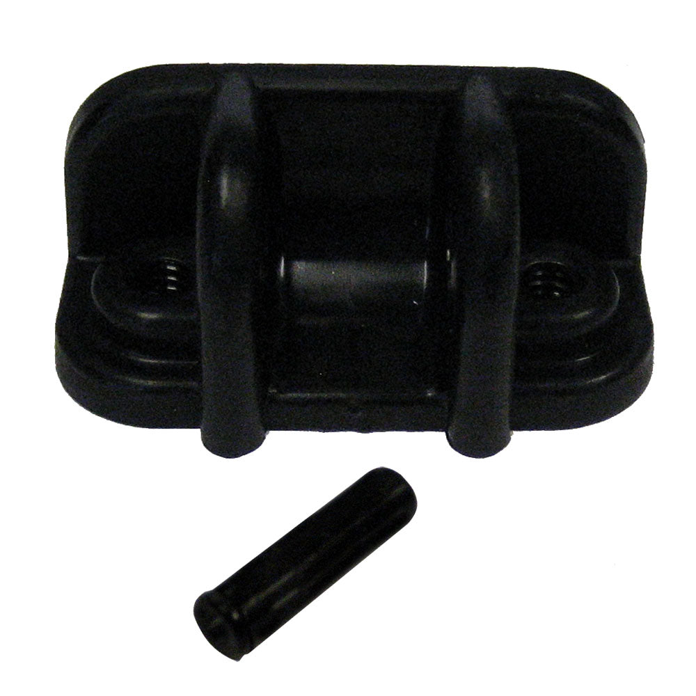 Bennett Marine A1114 Lower Hinge with Pin for trim tab accessories, showing the hinge assembly with pin and mounting hardware.