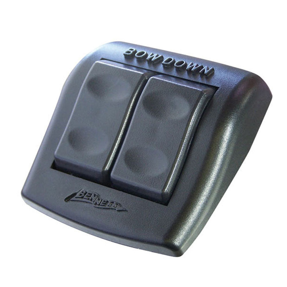 Bennett Marine ES2000 Euro Style Rocker Switch for trim tab accessories, with black rocker design and marine-grade build.