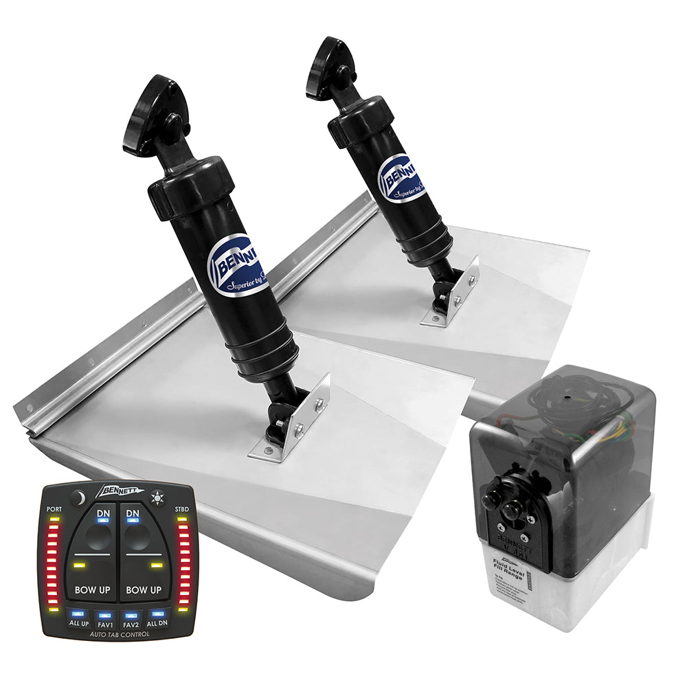 Bennett Marine M120ATP Sport Tab System with Auto Trim Pro installed on a boat for improved stability and control.