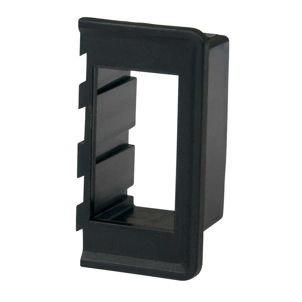 BEP Marine Contura single switch mounting bracket for accessories, shown in black with mounting holes and secure fit design.