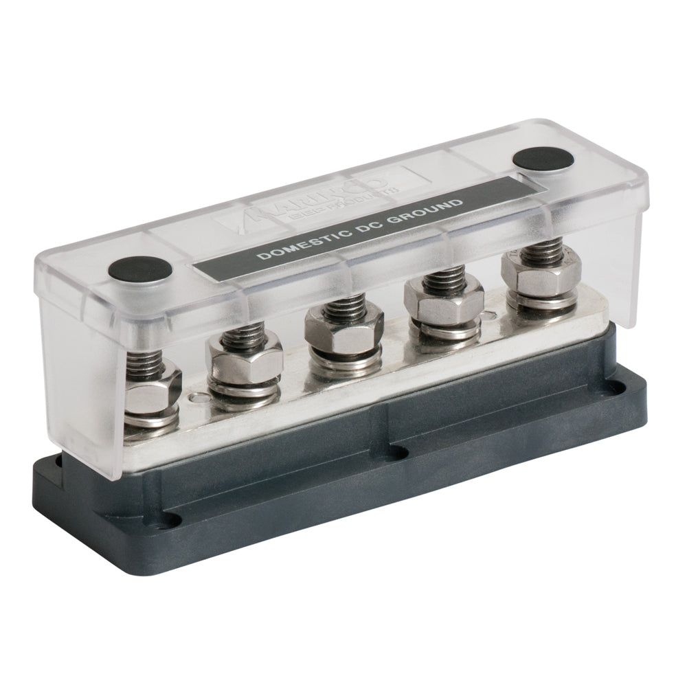 BEP Marine Pro Installer 5 Stud Bus Bar 650A for electrical connections, durable metal busbar with five stud terminals.