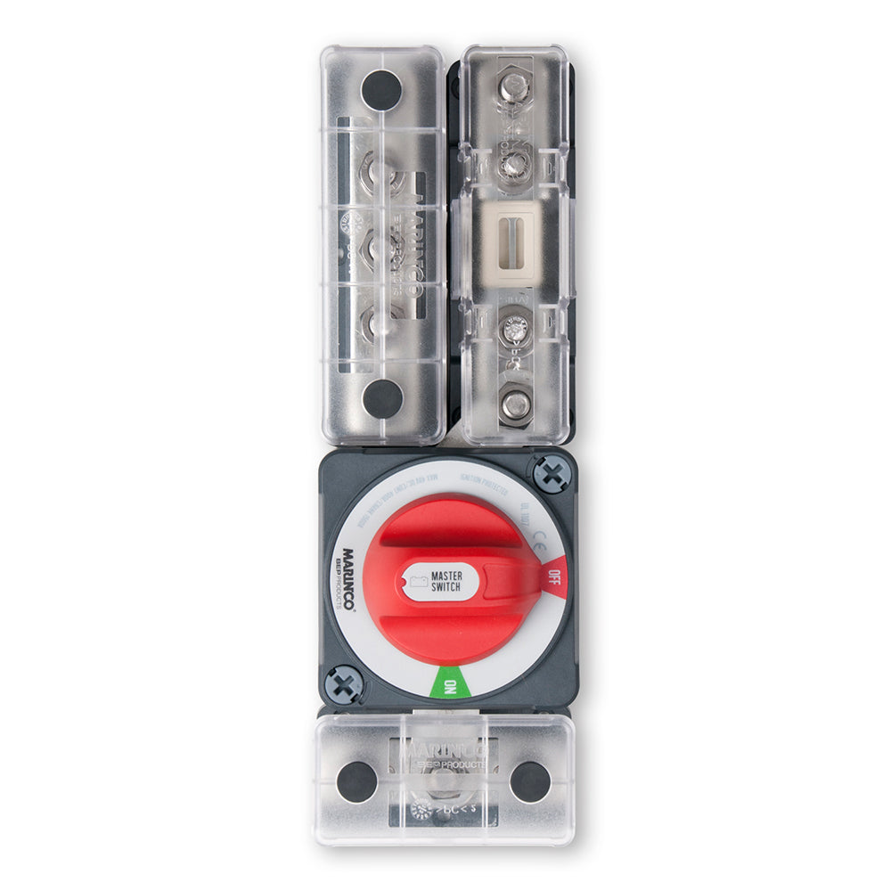 BEP Marine Pro Installer 5 Stud Bus Bar 650A for electrical connections, made of durable metal with five stud terminals.