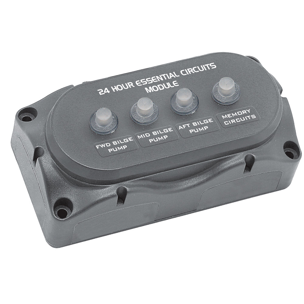 BEP Marine 24-Hour Essential Circuits Module circuit breaker, 1 x 5A, in a marine electrical system.