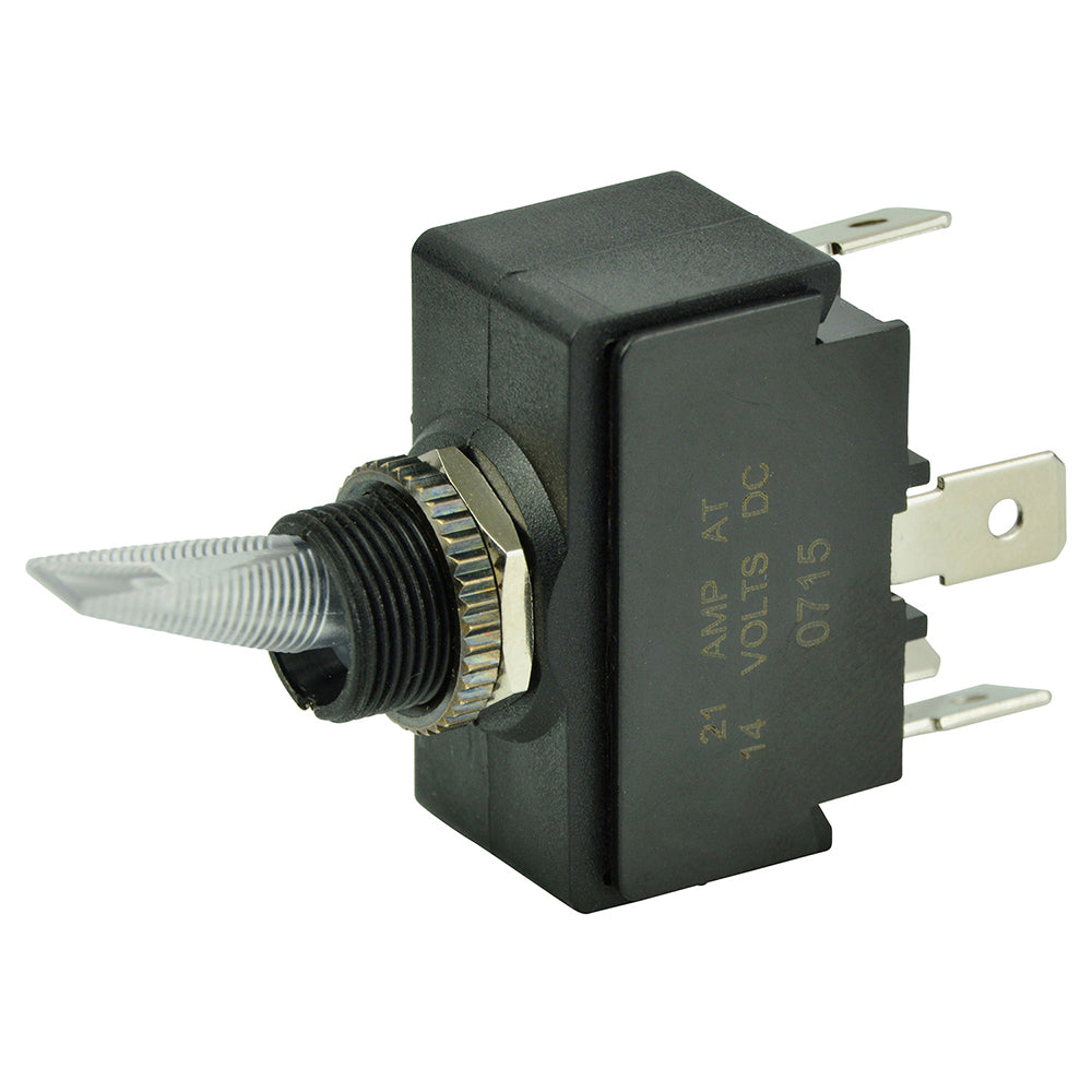 BEP Marine SPST lighted toggle switch with red LED, 12V ON/OFF switch for marine electrical systems