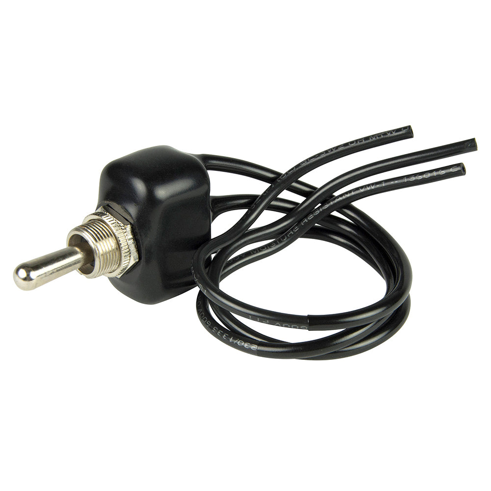 BEP Marine PVC coated SPST toggle switch showing OFF and ON positions, used for marine electrical control.