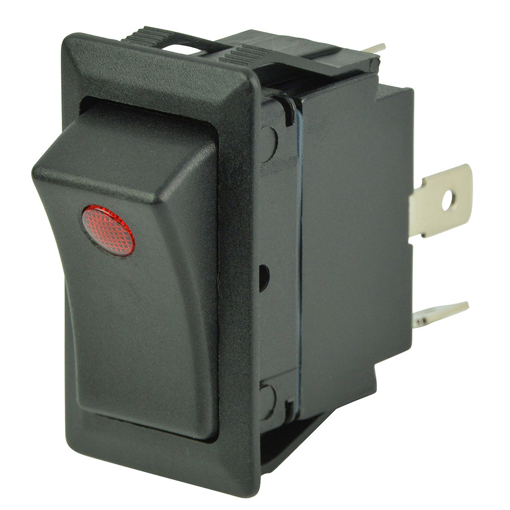 BEP Marine SPST rocker switch with 1 LED, 12V/24V, ON/OFF switch for marine electrical systems