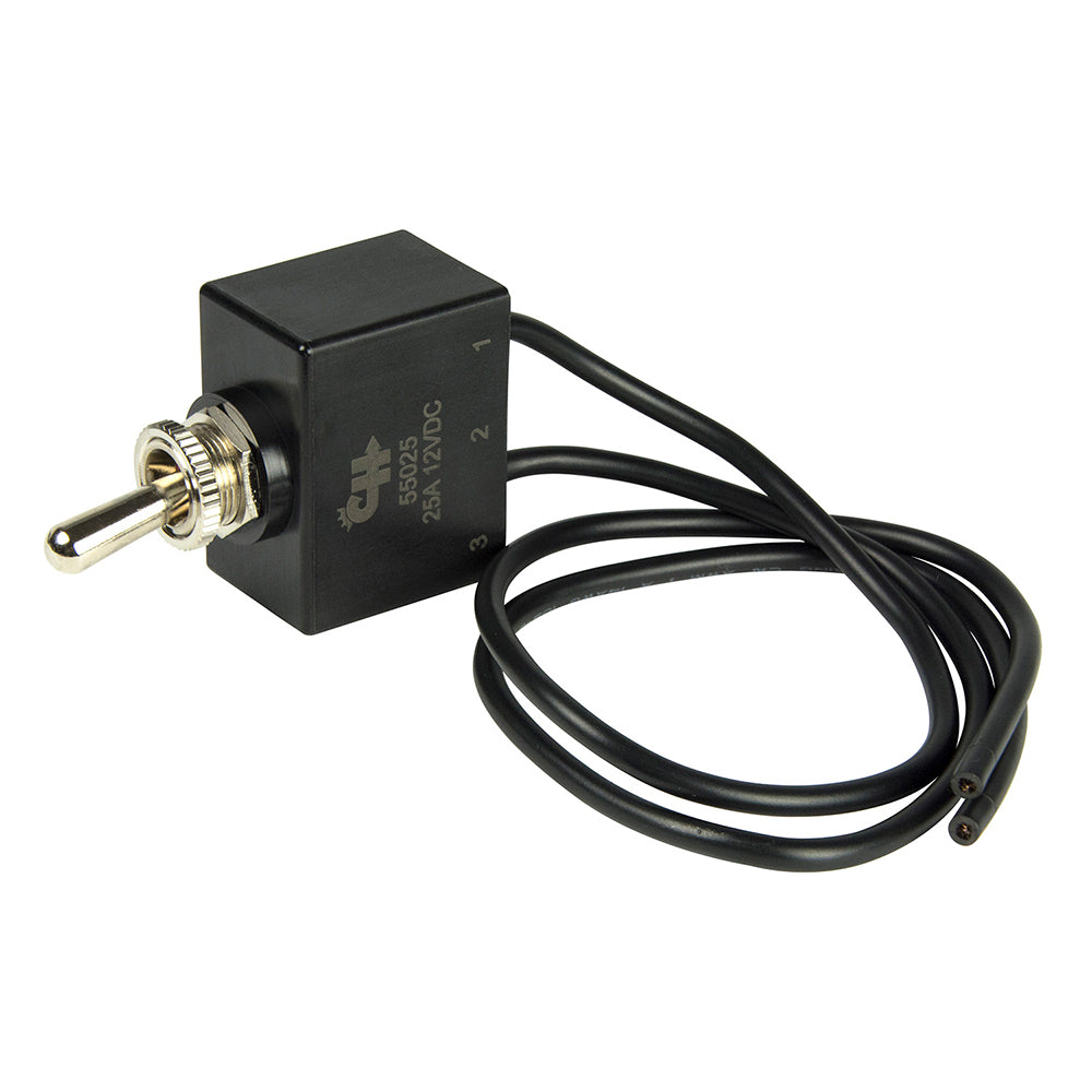 BEP Marine SPST sealed toggle switch with OFF/ON positions for marine electrical systems, durable and weather-resistant.