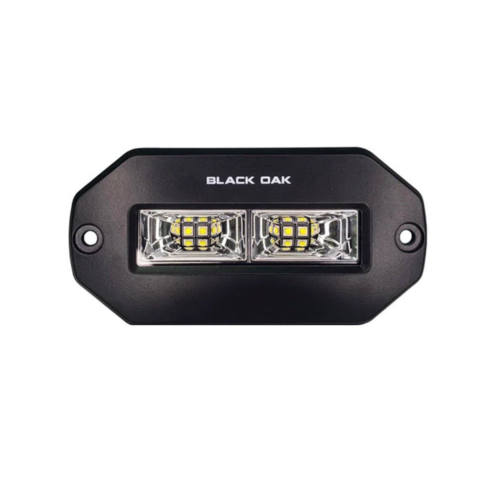 Projecteur marin encastré Black Oak 4" - Boîtier noir - Série Pro 3.0