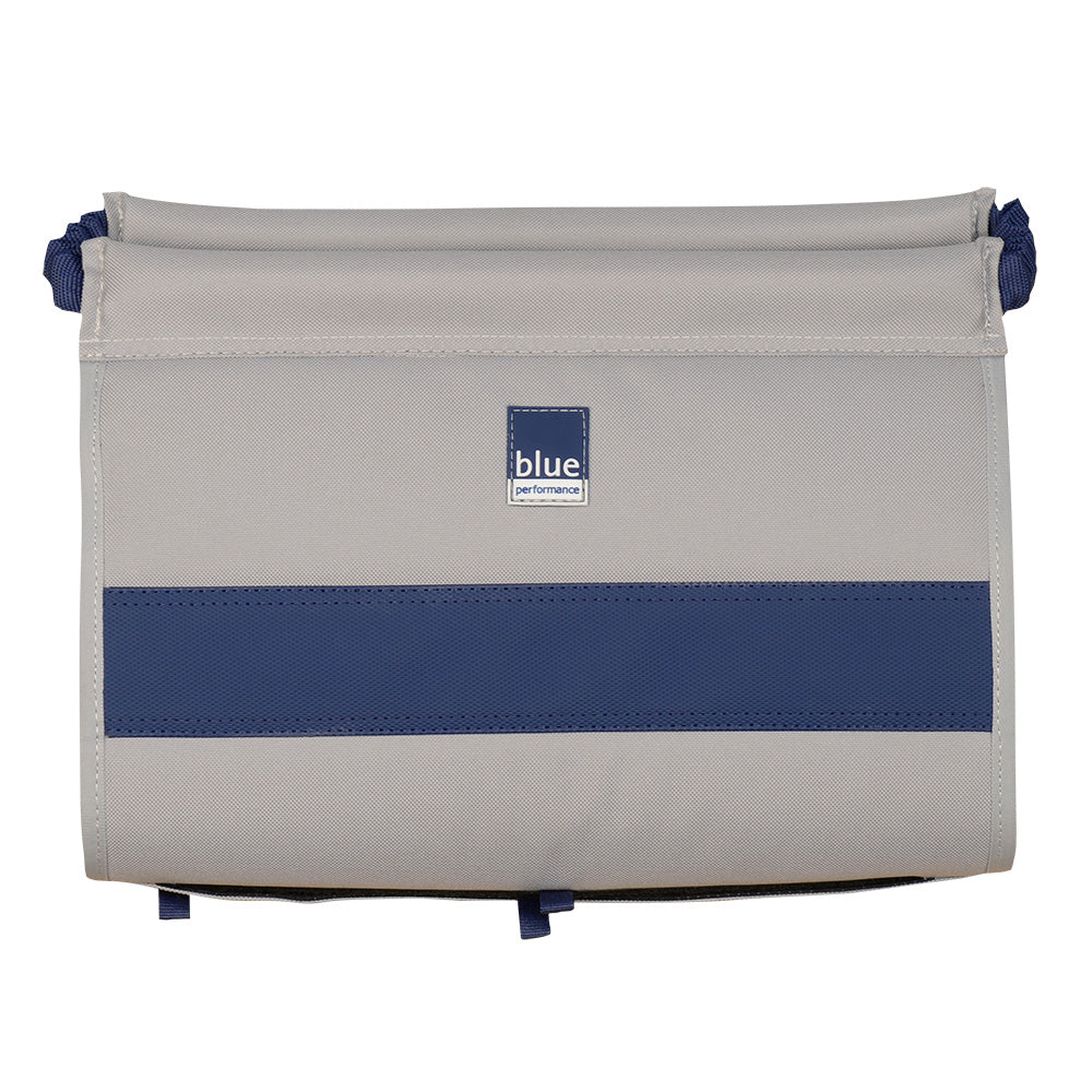 Large Blue Performance bulkhead sheet bag for accessories, featuring durable blue fabric and secure closure.