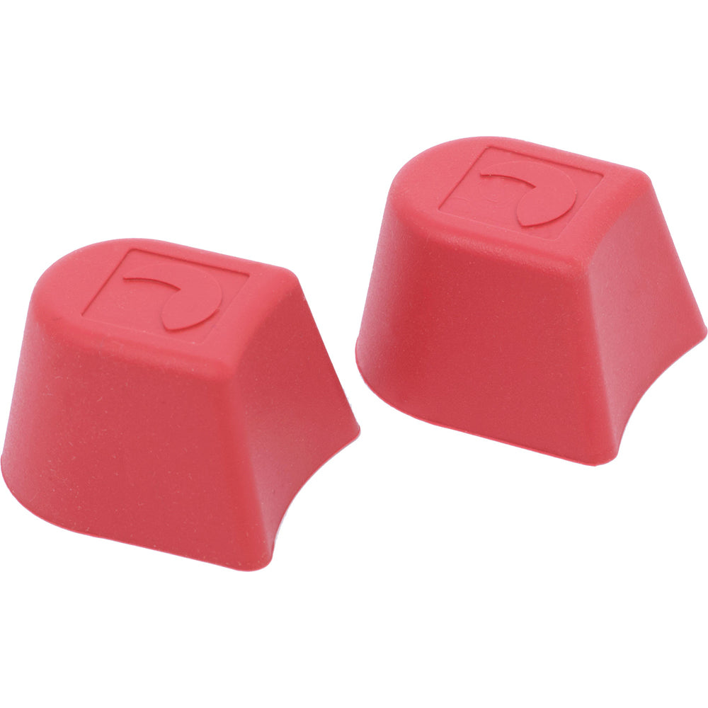 Blue Sea Systems Blue Sea Stud Mount Insulating Booths 2-Pack in red, electrical accessories for insulating connections.