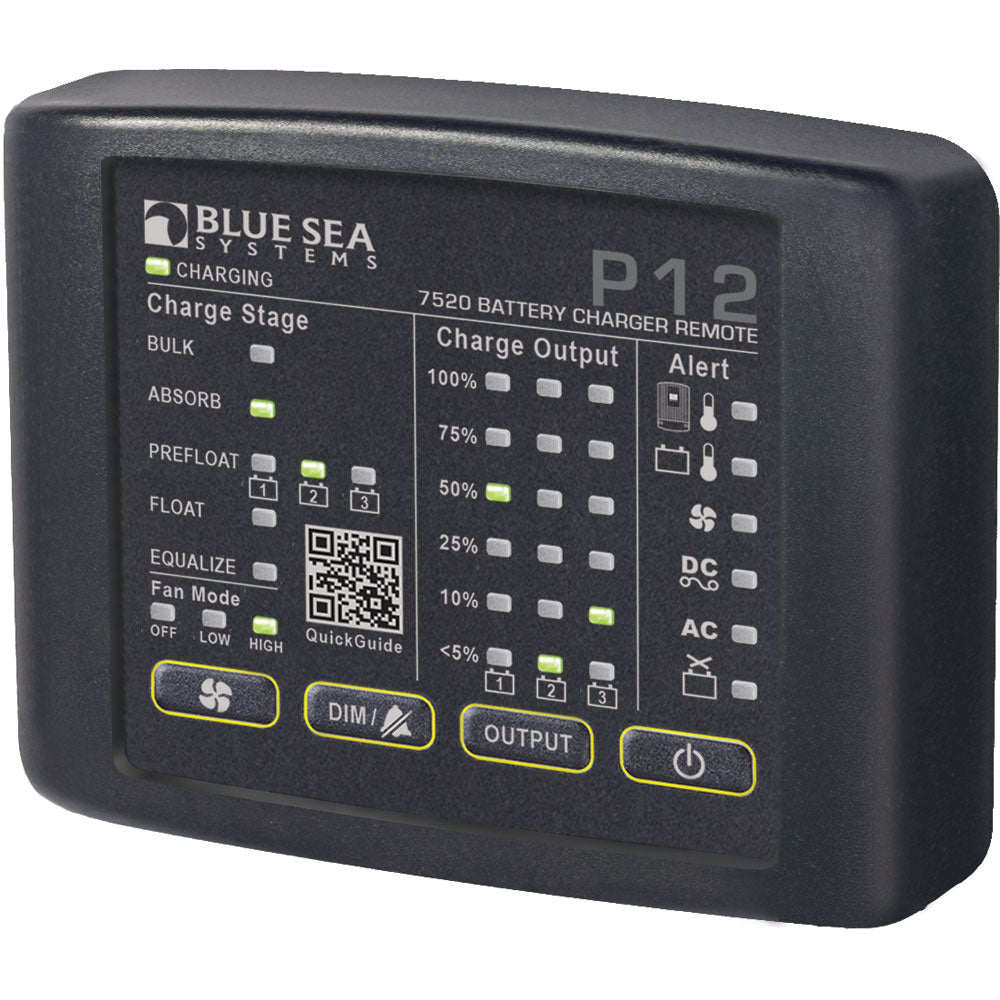 Télécommande LED Blue Sea 7520 P12 pour chargeurs de batterie