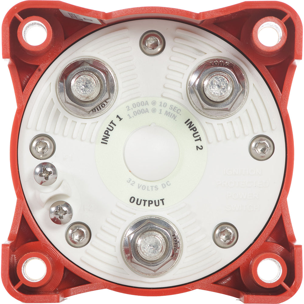 Blue Sea Systems Blue Sea 9002e e-Series Battery Switch Selector with Alternator Field Disconnect for battery management system.