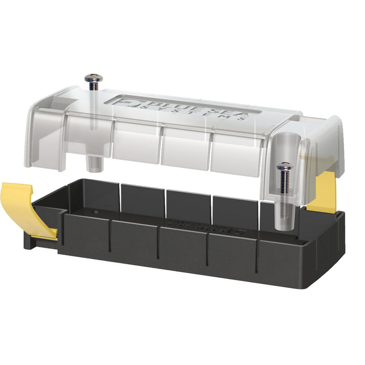Blue Sea Systems Maxibus Cover for models 2127 and 2128, blue plastic insulator for busbars and connectors.