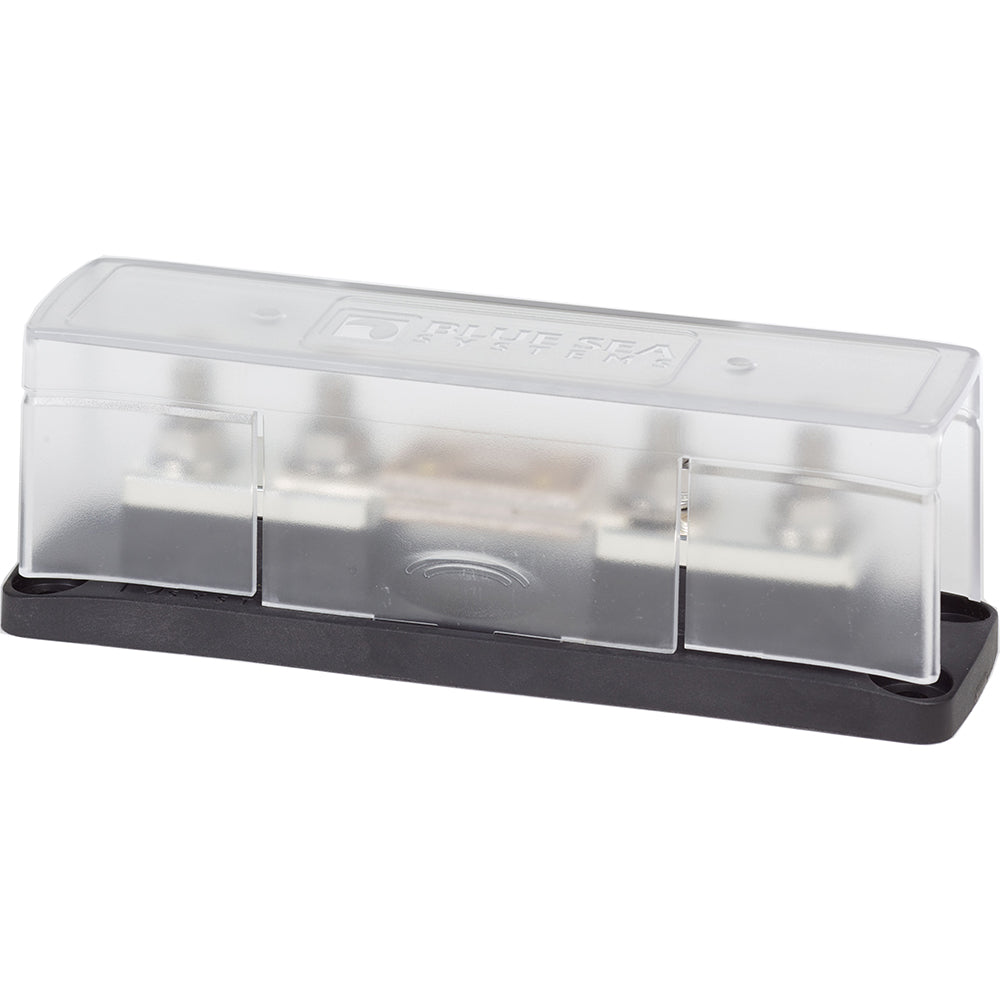Blue Sea Systems 5503 ANL 750 Fuse Block with cover, busbar connector for electrical protection and circuit management.
