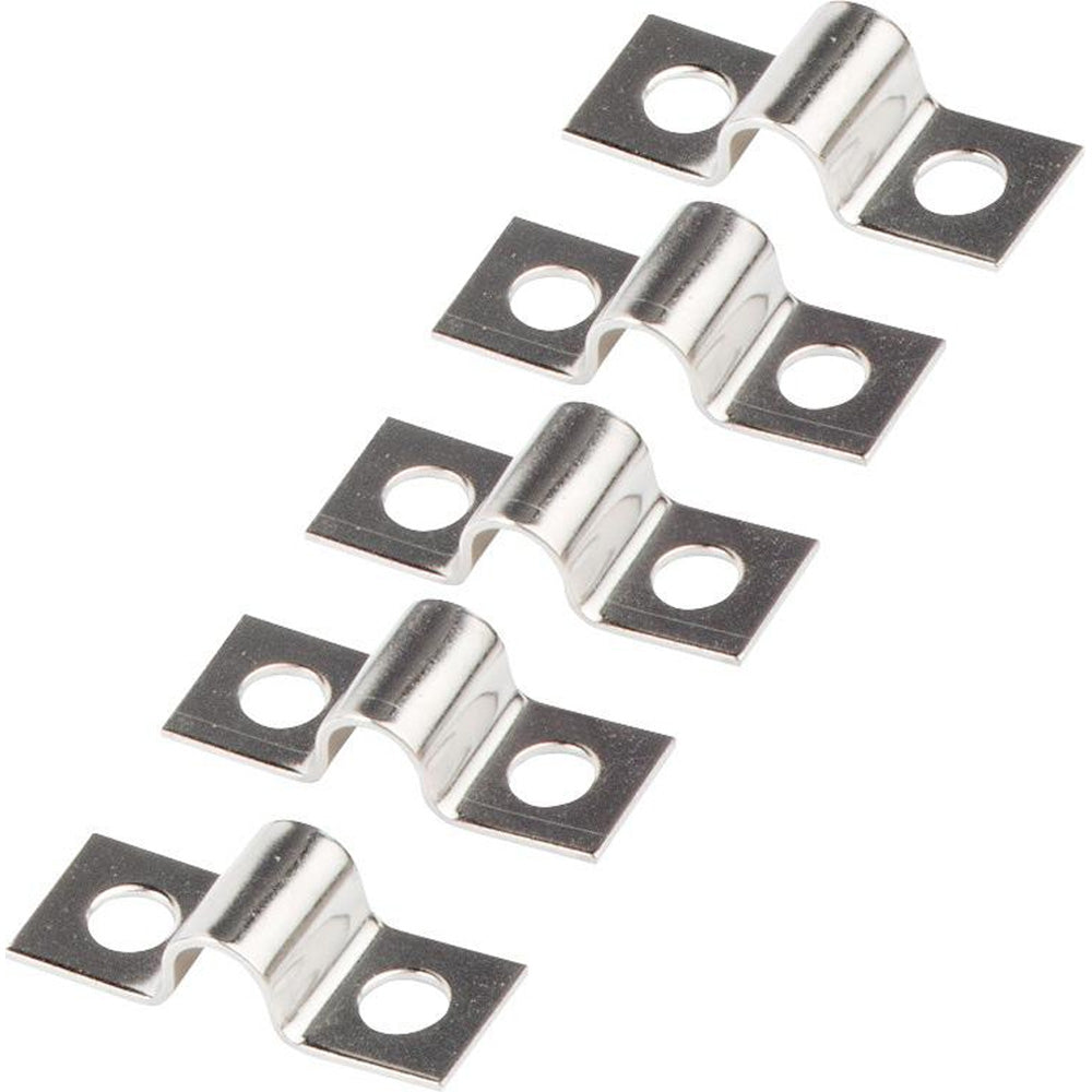 Blue Sea Systems 9216 Terminal Block Jumper for 2600 Series Busbars, package of 5, electrical connector and insulator.
