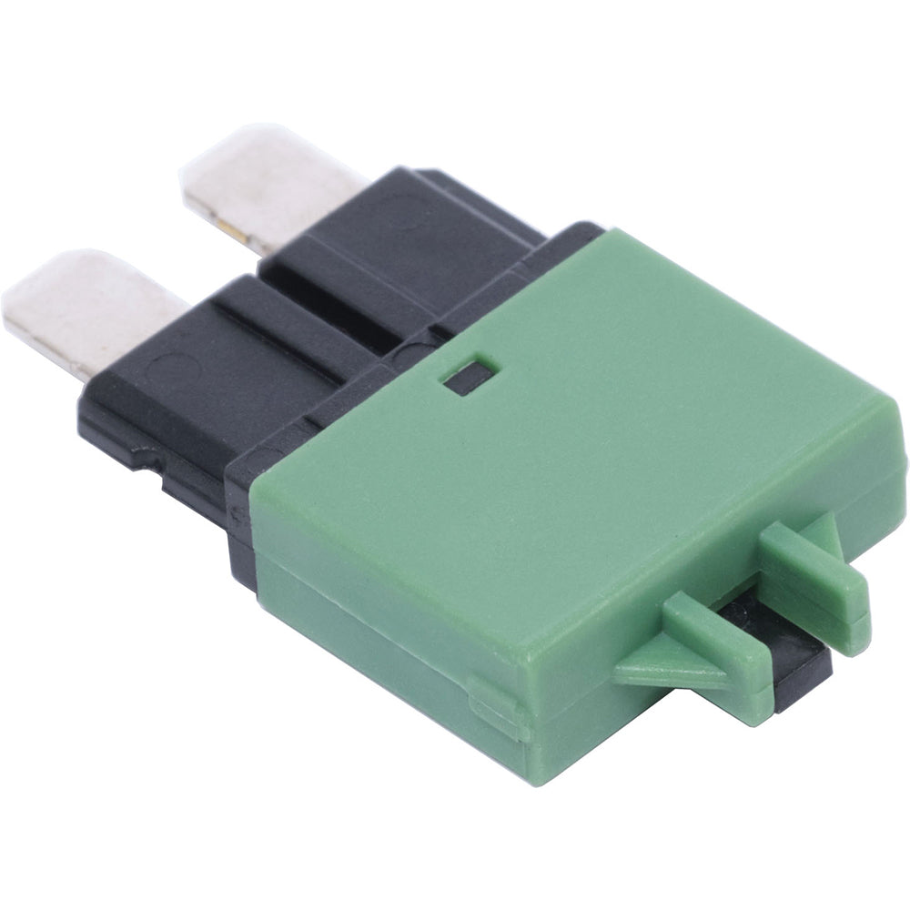 Blue Sea 7068 ATO/ATC-style low profile circuit breakers, 2-pack, 30 Amp, Blue Sea Systems for automotive and marine electrical systems.