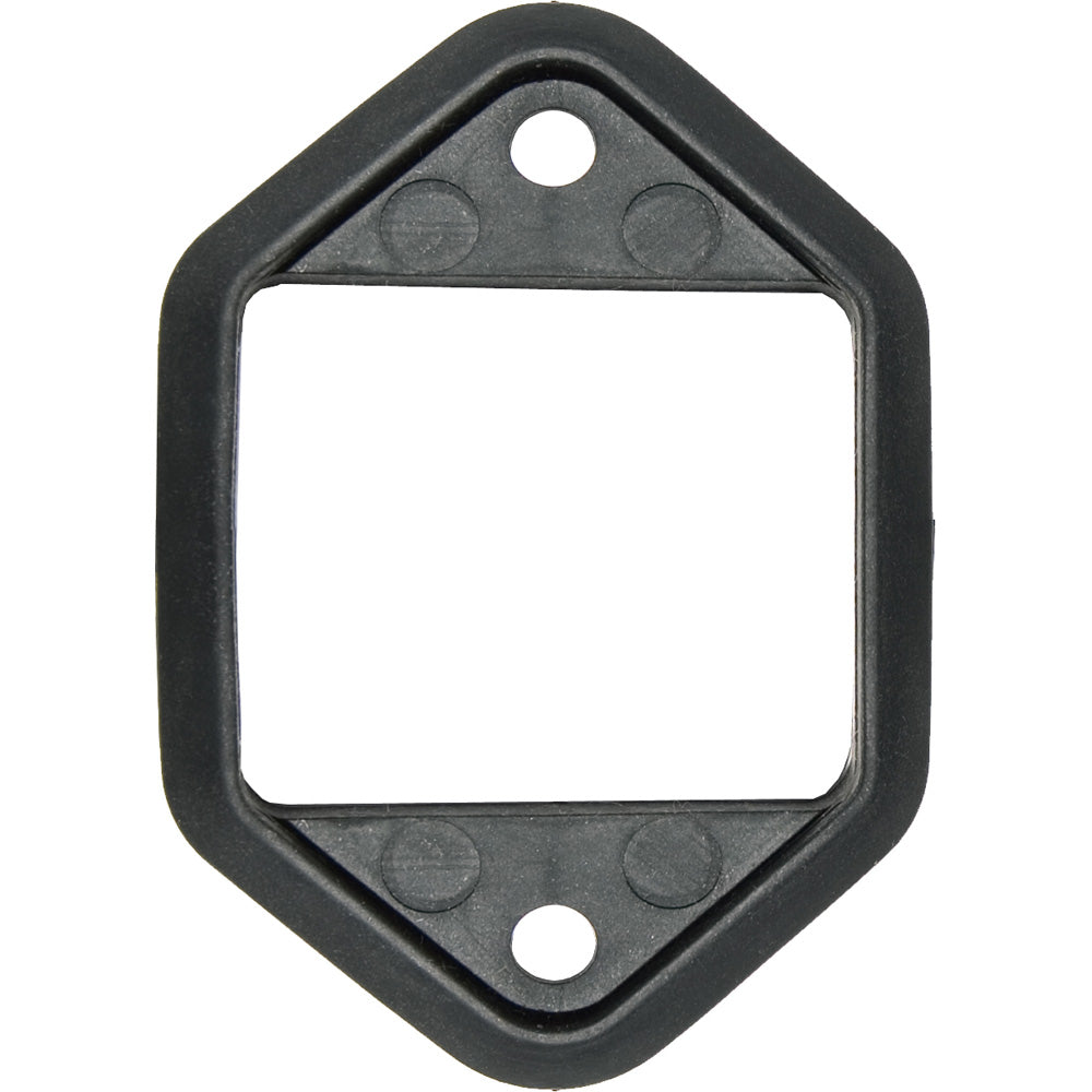 Blue Sea Systems 7198 285-Series circuit breaker panel mount adapter showing compact design and mounting features.