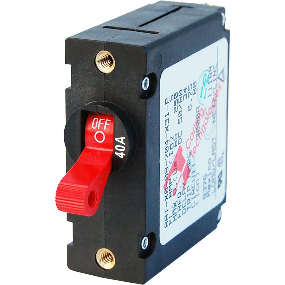 Disjoncteur magnétique unipolaire Blue Sea 7225 CA/CC - 40 A