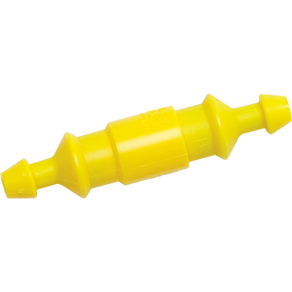 Blue Sea Systems Blue Sea 5060 crimpable inline fuse holder for fuse blocks and fuses, with blue plastic casing and metal contact terminals.