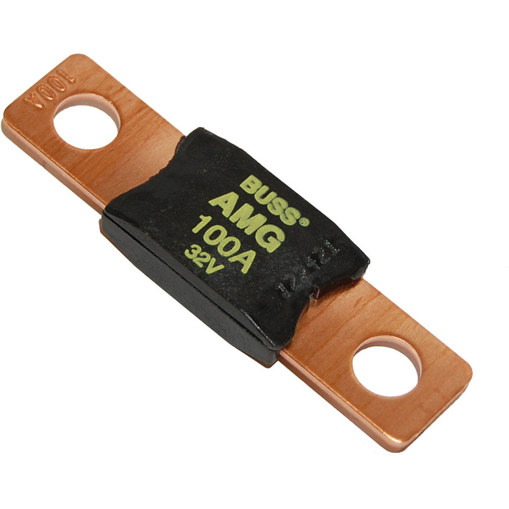 Blue Sea Systems 5101 MEGA/AMG Fuse block with 100AMP fuse, designed for automotive and marine electrical systems.
