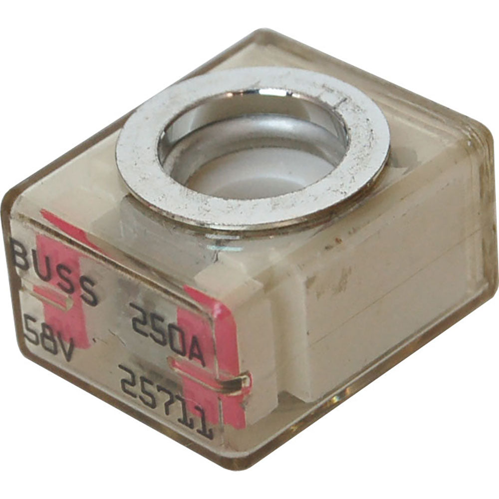 Blue Sea 5189 250A fuse terminal for fuse blocks and fuses by Blue Sea Systems, shown in a close-up image.