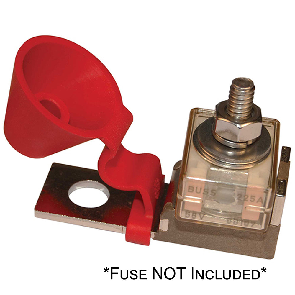 Blue Sea Systems 5191 terminal fuse block in blue, designed for 30-300AMP electrical fuses, with multiple connection terminals.