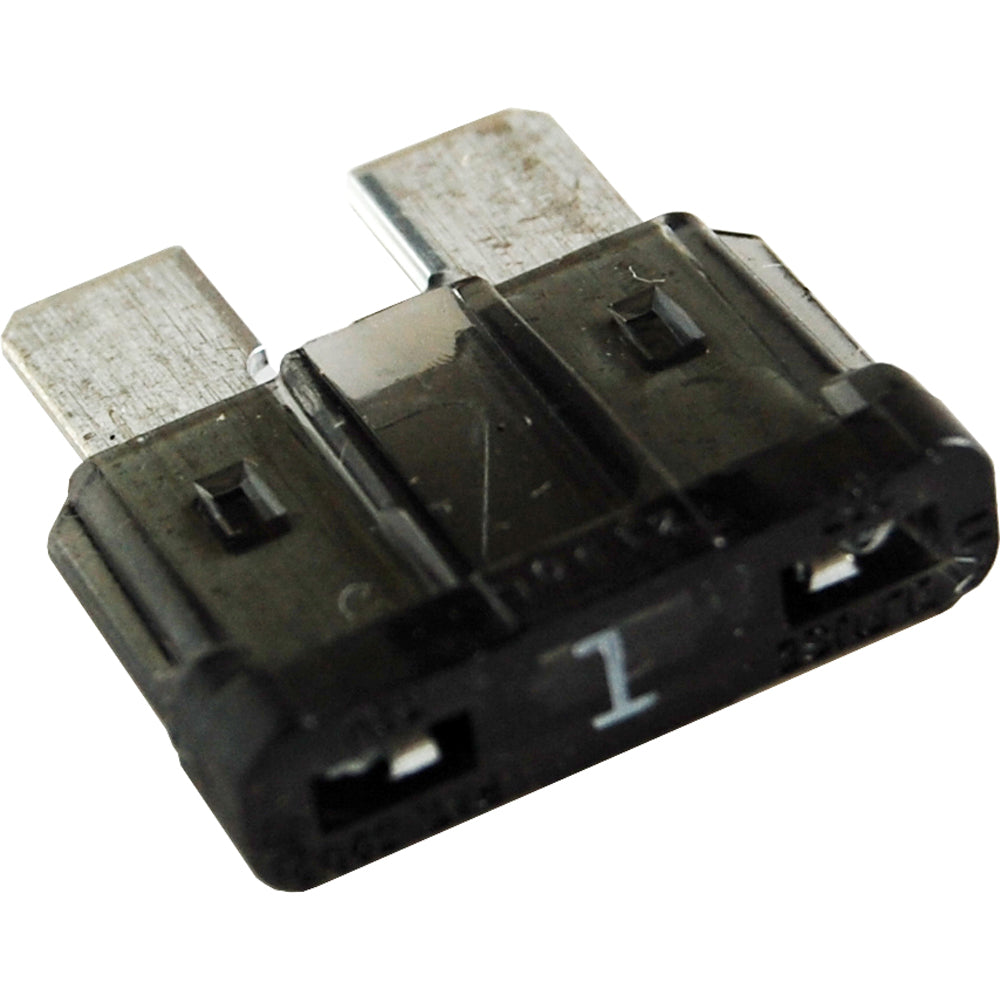 Blue Sea Systems ATO/ATC fuse pack with 25 blue 1-amp fuses for fuse blocks and electrical protection.