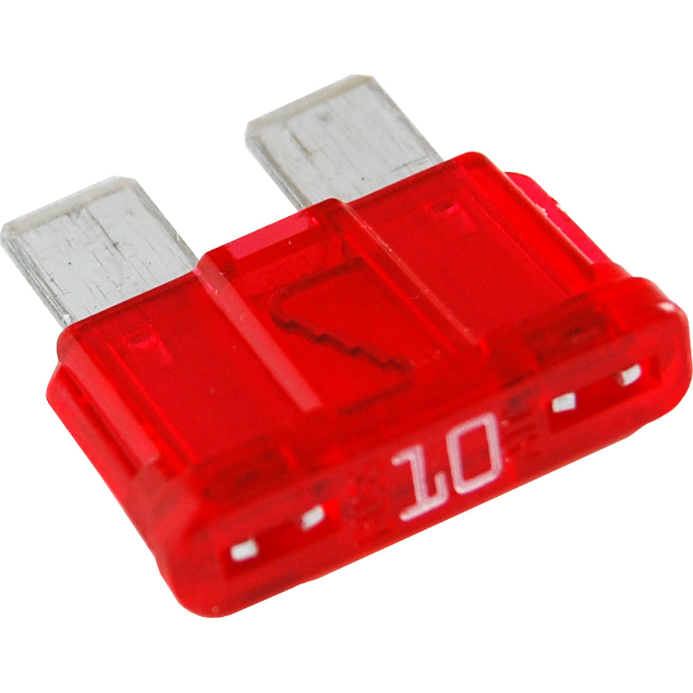 Blue Sea Systems ATO/ATC fuse pack with 25, 10 Amp fuse blocks and fuses for marine and automotive electrical systems.