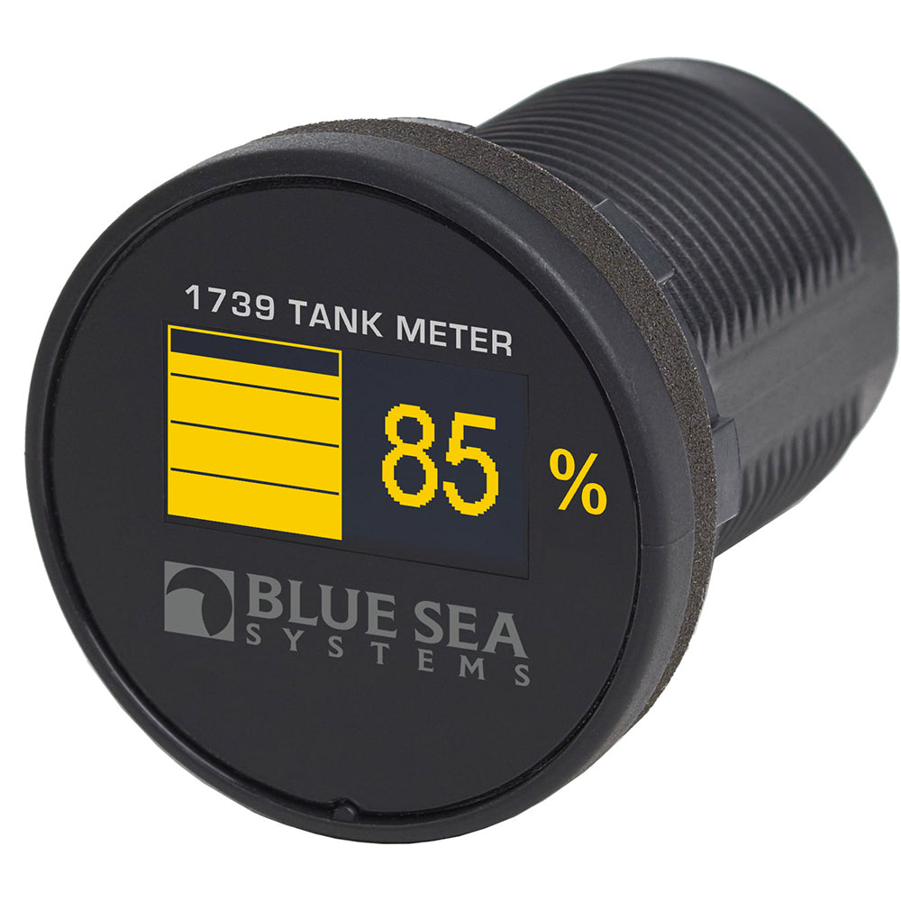 Mini-compteur de réservoir OLED Blue Sea 1739 - Jaune