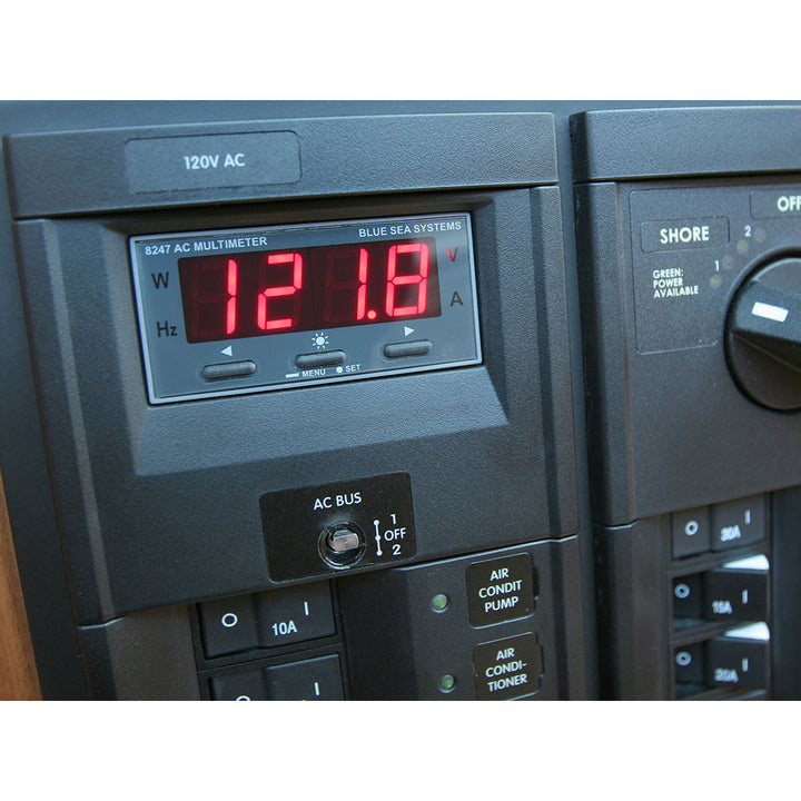 Blue Sea Systems 8247 AC Digital Multimeter with Alarm, a meters and monitoring device for accurate electrical measurements.