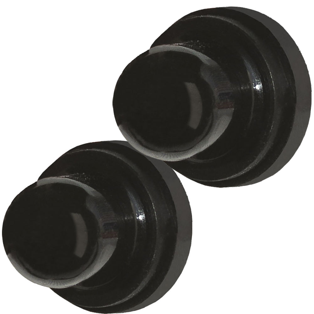 Black Blue Sea Systems 4137 push button reset circuit breaker boot, designed for switch and accessory protection.