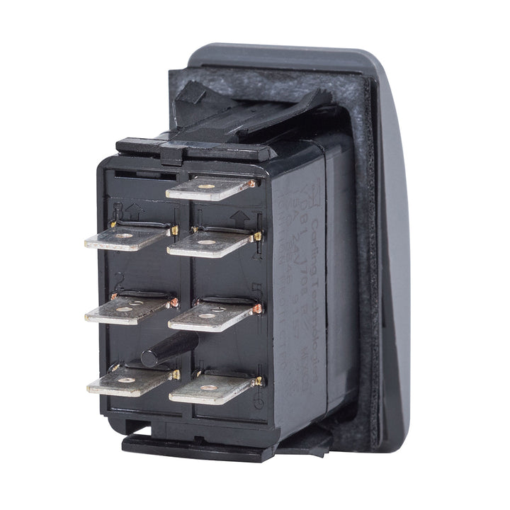 Interrupteur Blue Sea 7939 Contura II DPDT noir - ON-ON