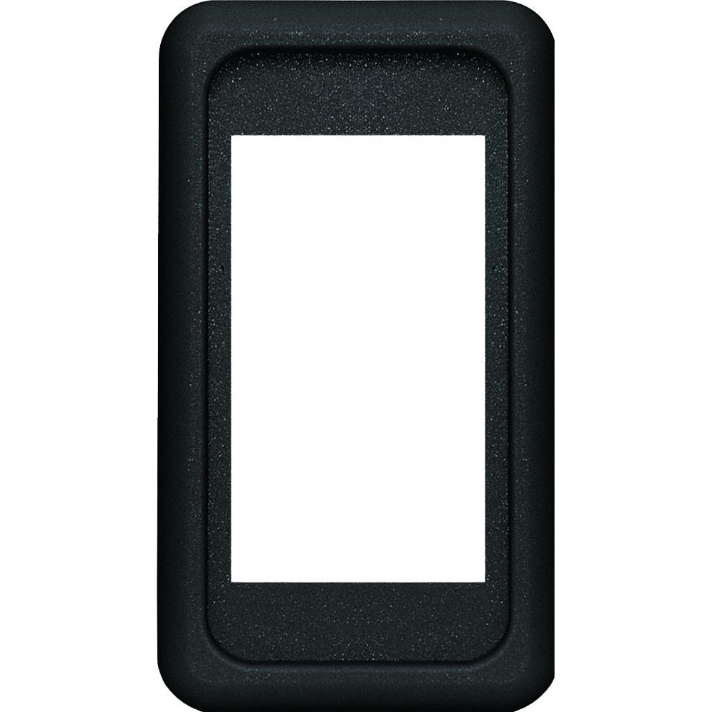 Blue Sea Systems 8268 1-Position Contura switch mounting panel for marine or electrical applications, with switch and mounting hardware.