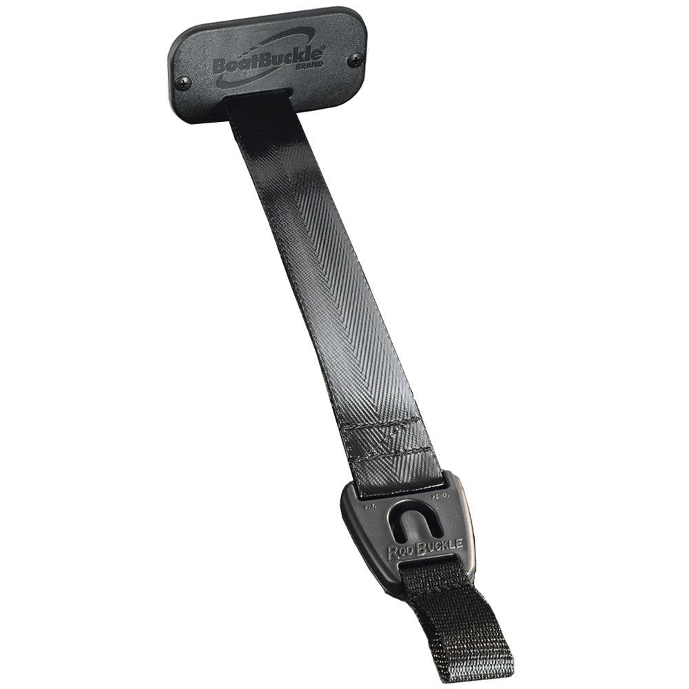 BoatBuckle RodBuckle gunwale and deck mount tie-downs for secure boating equipment attachment.